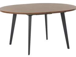 Tavolo da pranzo estensibile BOVINA Marrone scuro 120/150 cm 120 cm
