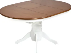 Tavolo da pranzo estensibile AKRON Frassino marrone 106/150 cm 106 cm Legno