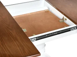 Tavolo da pranzo estensibile AKRON Frassino marrone 106/150 cm 106 cm Legno