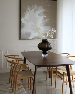 Tavolo da pranzo estensibile MADOX Noce scuro 150/190 cm 90 cm