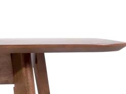 Tavolo da pranzo estensibile MADOX Noce scuro 150/190 cm 90 cm