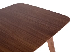 Tavolo da pranzo estensibile MADOX Noce scuro 150/190 cm 90 cm