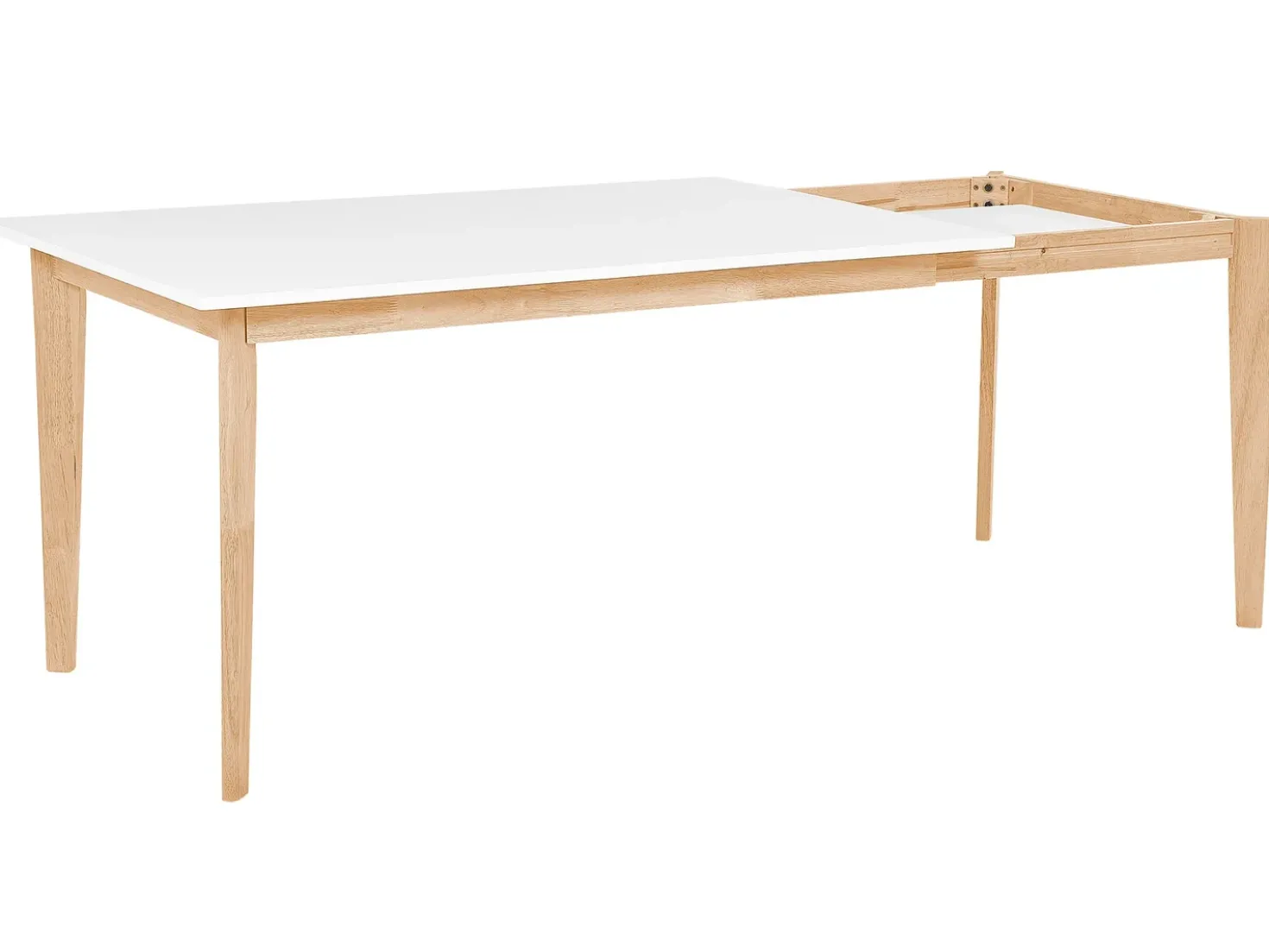 Tavolo da pranzo estensibile SOLA Bianco 140/180 cm 90 cm