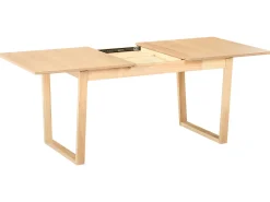 Tavolo da pranzo estensibile CAMDEN Frassino chiaro 160/200 cm 95 cm