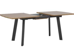 Tavolo da pranzo estensibile SALVADOR Marrone scuro 160/200 cm 90 cm