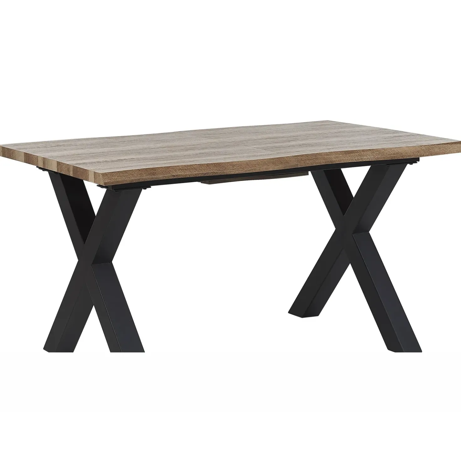 Tavolo da pranzo estensibile BRONSON Marrone scuro 140/180 cm 90 cm