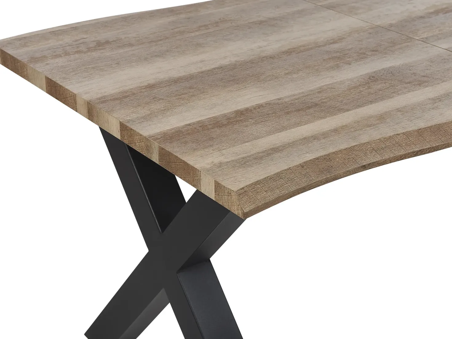 Tavolo da pranzo estensibile BRONSON Marrone scuro 140/180 cm 90 cm