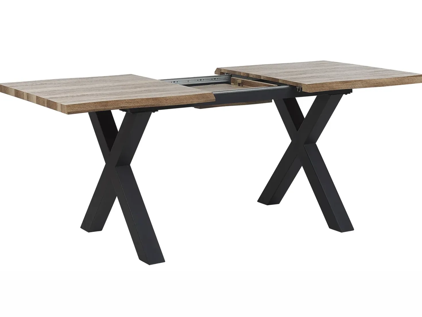 Tavolo da pranzo estensibile BRONSON Marrone scuro 140/180 cm 90 cm