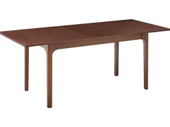 Tavolo da pranzo estensibile DELMAS Frasino scuro 160/200 cm 90 cm