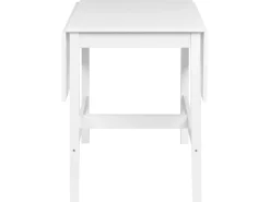 Tavolo da pranzo estensibile VERA Bianco 60/120 cm 74 cm Legno di pino