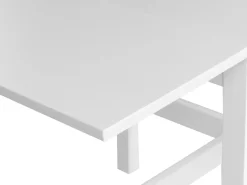 Tavolo da pranzo estensibile VERA Bianco 60/120 cm 74 cm Legno di pino