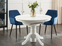 Tavolo da pranzo estensibile AKRON Bianco 106/150 cm 106 cm