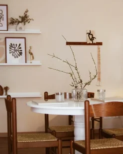 Tavolo da pranzo estensibile AKRON Bianco 106/150 cm 106 cm