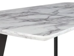 Tavolo da pranzo estensibile MOSBY Marmo Grigio 160/200 cm 90 cm