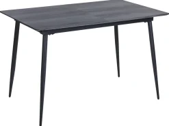 Tavolo da pranzo estensibile GELANDA Grigio 120/160 cm 80 cm