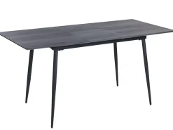 Tavolo da pranzo estensibile GELANDA Grigio 120/160 cm 80 cm