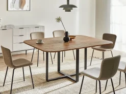 Tavolo da pranzo estensibile COOPER Marrone 120/160 cm 120 cm