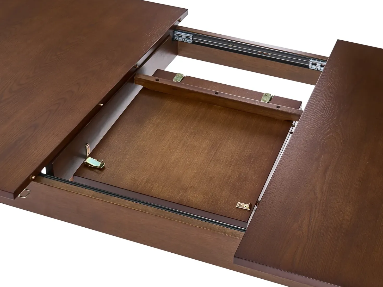 Tavolo da pranzo estensibile LARTO Frasino scuro 180/220 cm 90 cm