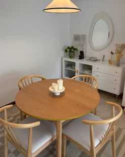 Tavolo da pranzo estensibile ECHO Rovere chiaro 107/137 cm 107 cm