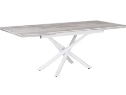 Tavolo da pranzo estensibile MOIRA Bianco 160/200 cm 90 cm