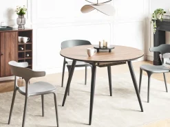 Tavolo da pranzo estensibile SENIAC Marrone 110/150 cm 112 cm