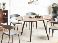 Tavolo da pranzo estensibile SENIAC Marrone 110/150 cm 112 cm