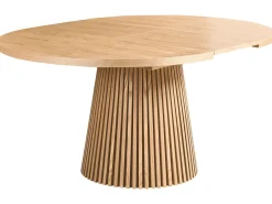 Tavolo da pranzo estensibile MOORE Frassino chiaro 120/160 cm 120 cm
