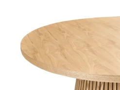 Tavolo da pranzo estensibile MOORE Frassino chiaro 120/160 cm 120 cm