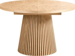 Tavolo da pranzo estensibile MOORE Frassino chiaro 120/160 cm 120 cm