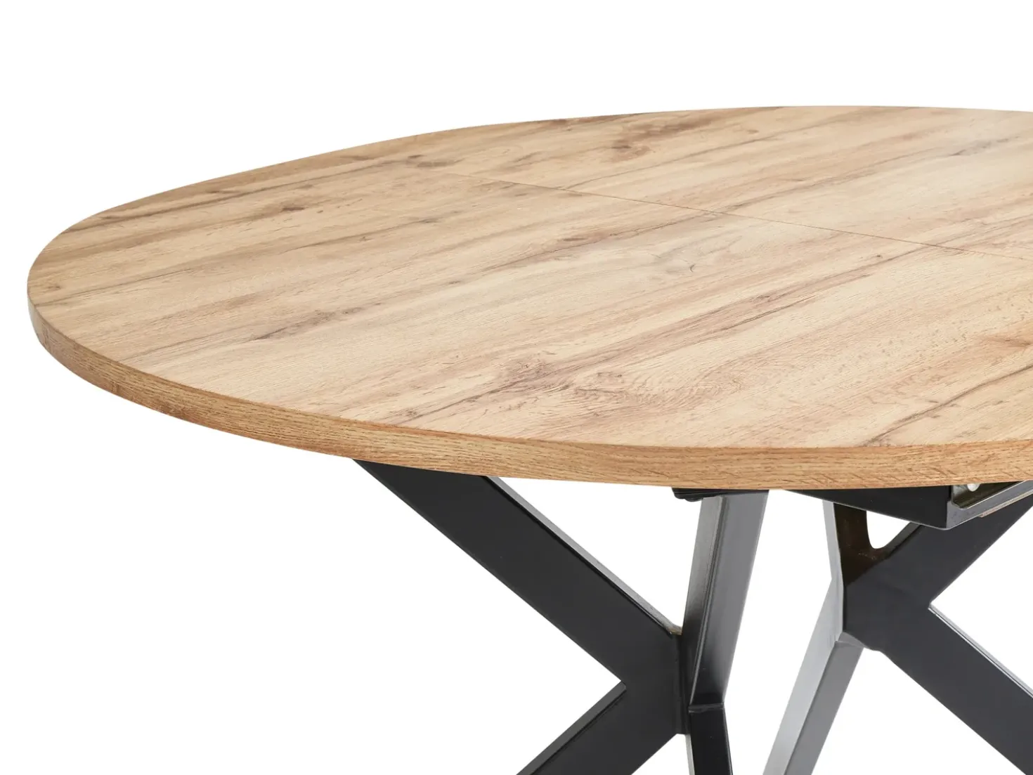 Tavolo da pranzo estensibile CARLEA Marrone chiaro 120/160 cm 120 cm