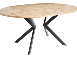 Tavolo da pranzo estensibile CARLEA Marrone chiaro 120/160 cm 120 cm