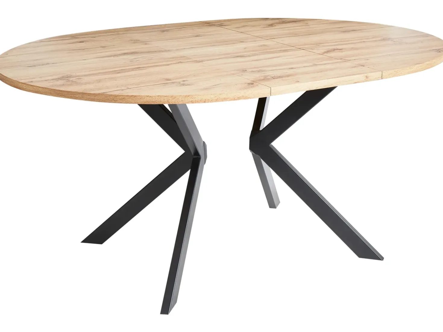 Tavolo da pranzo estensibile CARLEA Marrone chiaro 120/160 cm 120 cm