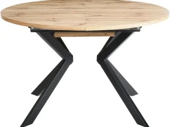 Tavolo da pranzo estensibile CARLEA Marrone chiaro 120/160 cm 120 cm