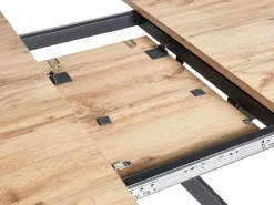 Tavolo da pranzo estensibile CARLEA Marrone chiaro 120/160 cm 120 cm
