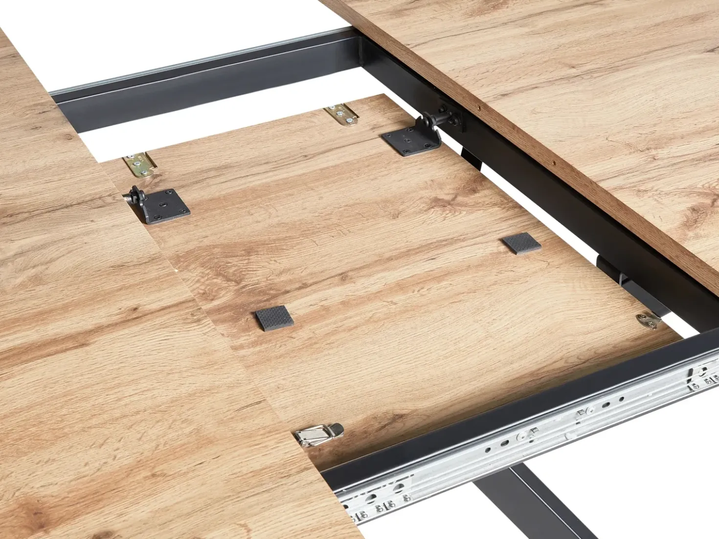 Tavolo da pranzo estensibile CARLEA Marrone chiaro 120/160 cm 120 cm