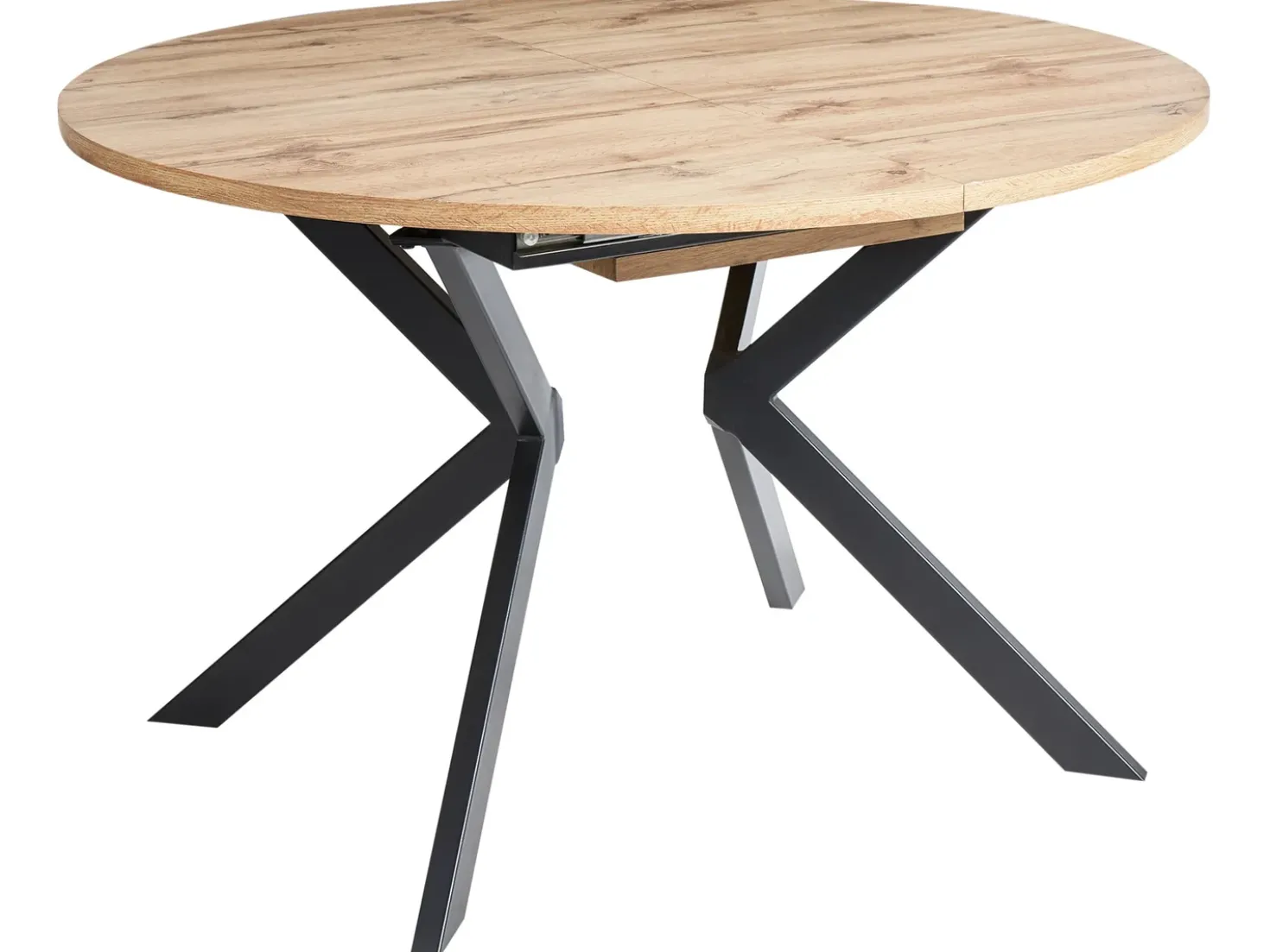 Tavolo da pranzo estensibile CARLEA Marrone chiaro 120/160 cm 120 cm