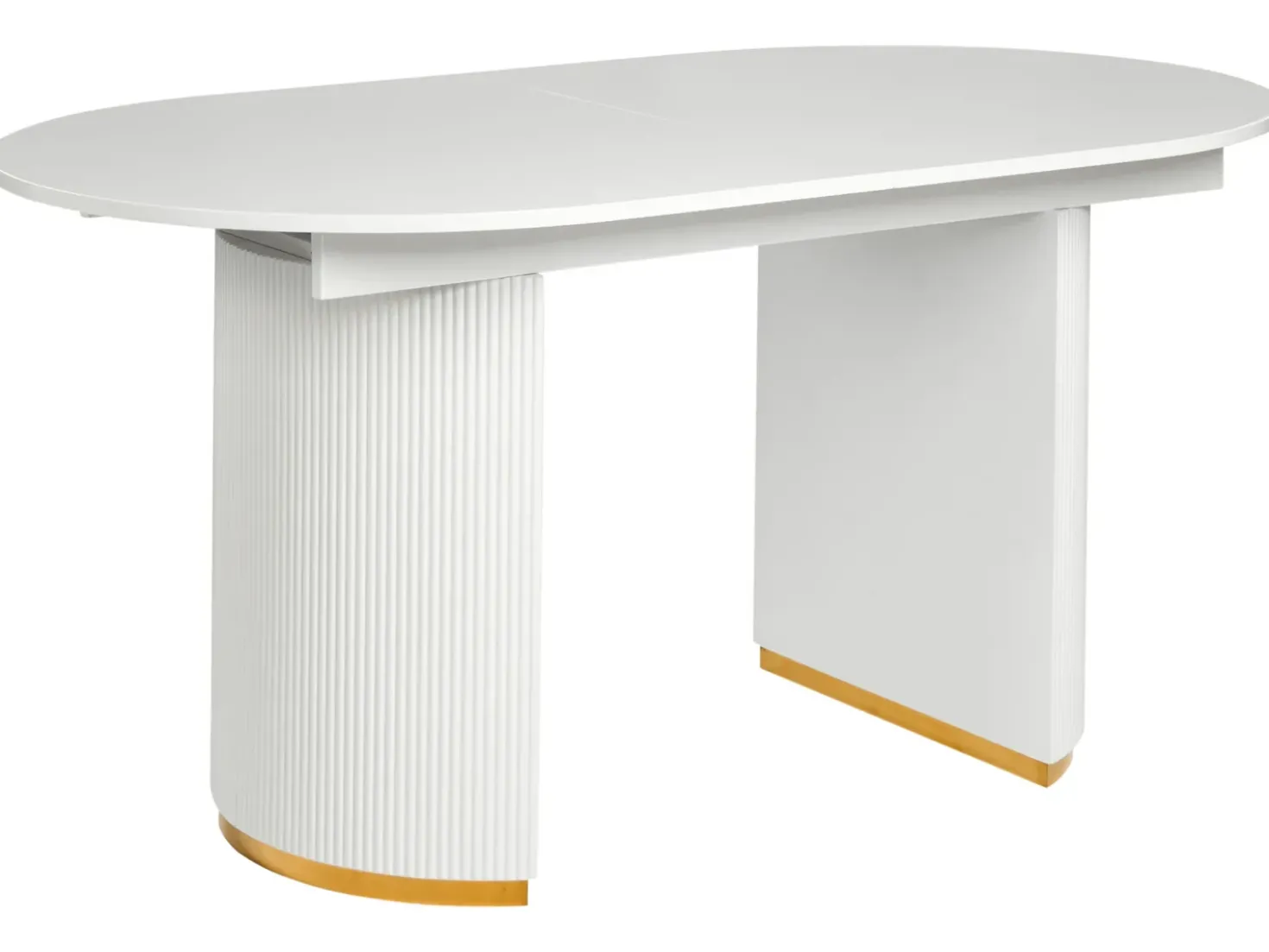 Tavolo da pranzo estensibile DULVERTON Bianco 160/200 cm 90 cm
