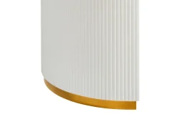 Tavolo da pranzo estensibile DULVERTON Bianco 160/200 cm 90 cm