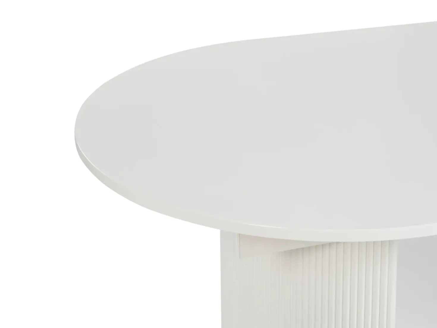 Tavolo da pranzo estensibile DULVERTON Bianco 160/200 cm 90 cm