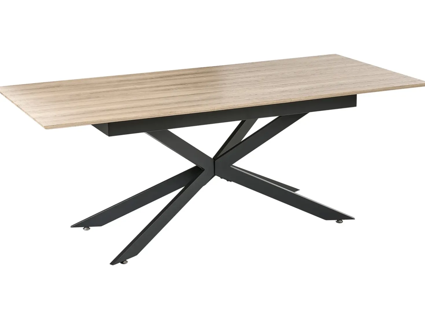 Tavolo da pranzo FINLEY Marrone chiaro 160/200 cm 90 cm