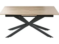 Tavolo da pranzo FINLEY Marrone chiaro 160/200 cm 90 cm