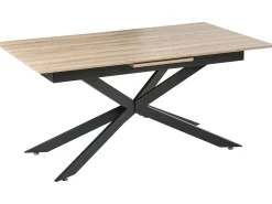 Tavolo da pranzo FINLEY Marrone chiaro 160/200 cm 90 cm