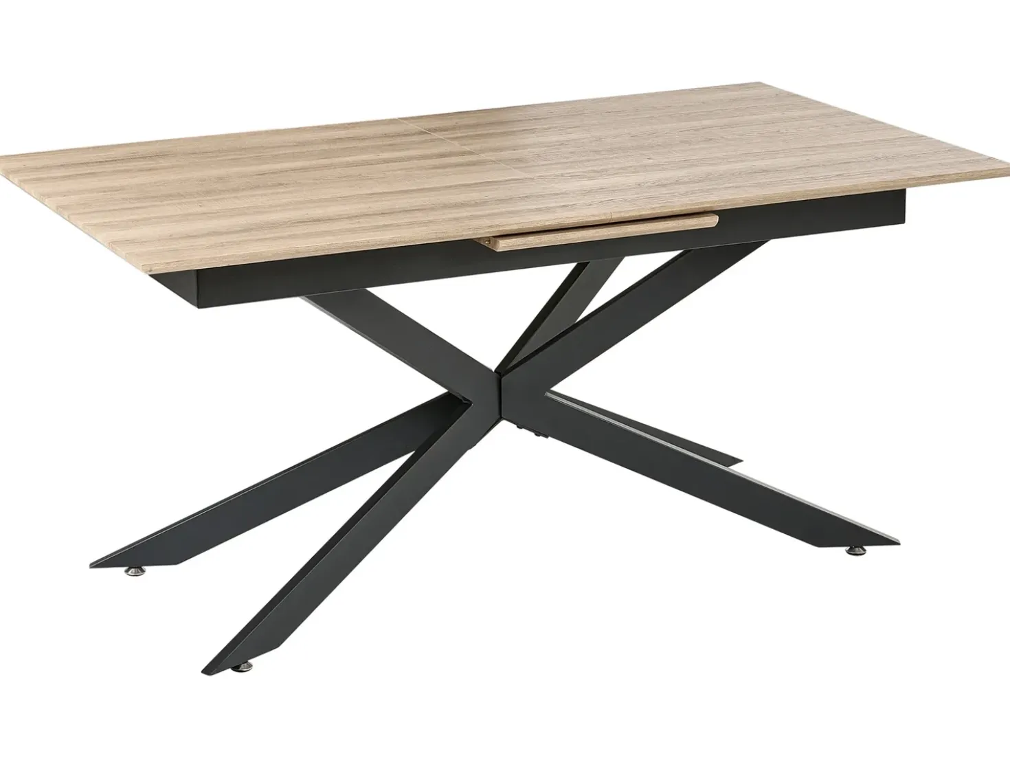 Tavolo da pranzo FINLEY Marrone chiaro 160/200 cm 90 cm