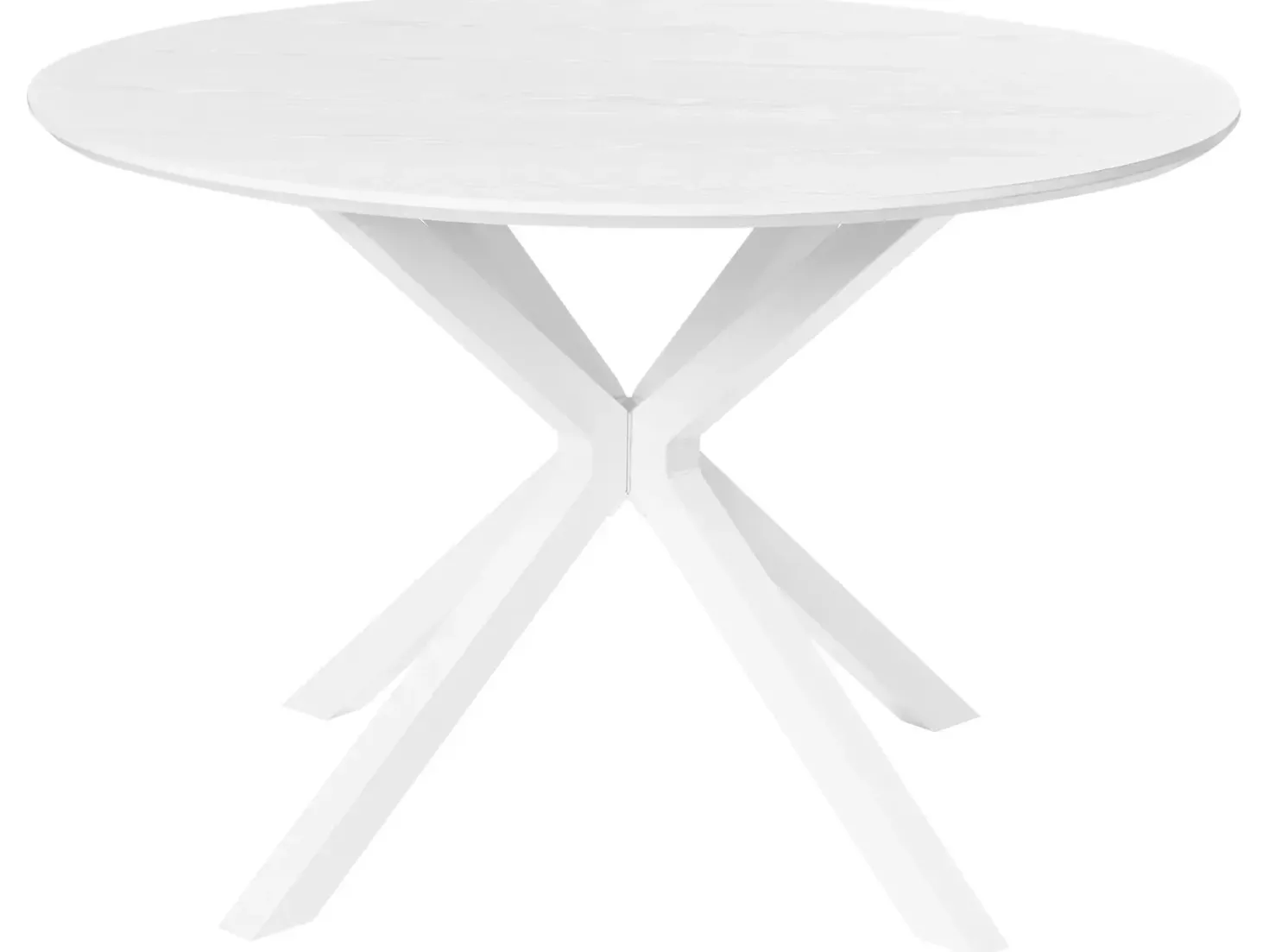 Tavolo da pranzo FITZROY Bianco 120 cm 120 cm
