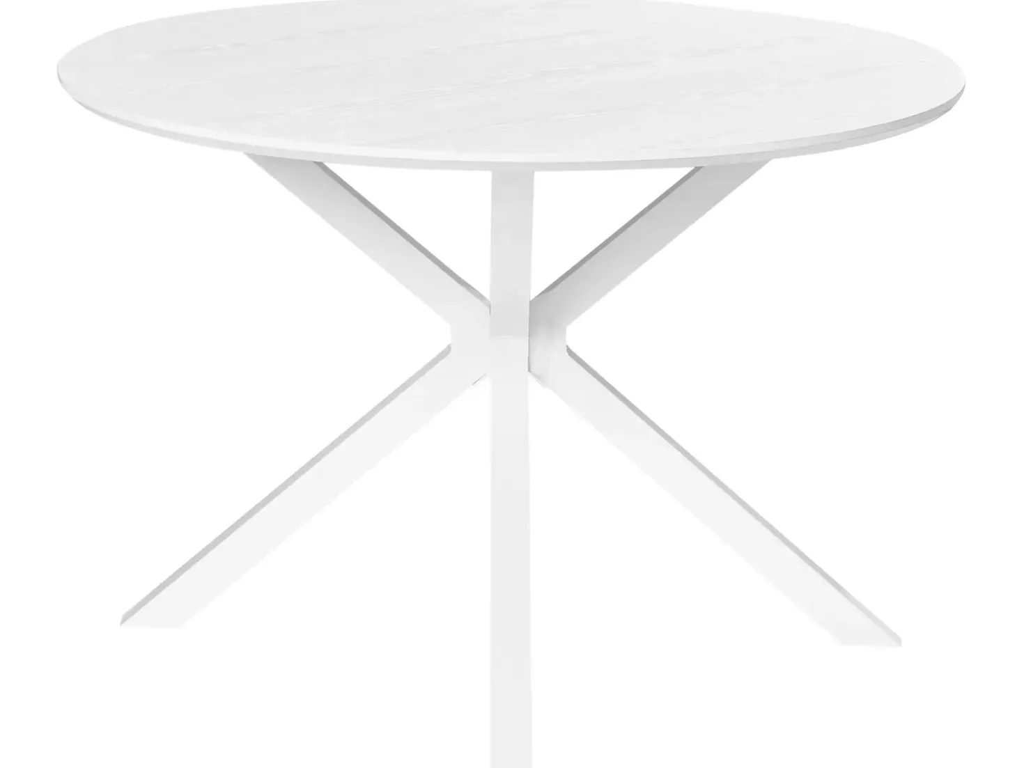 Tavolo da pranzo FITZROY Bianco 120 cm 120 cm