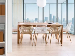 Tavolo da pranzo FONDIS Rovere scuro 180 cm 80 cm
