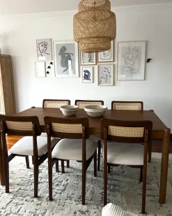 Tavolo da pranzo FONDIS Rovere scuro 180 cm 80 cm