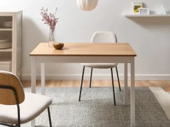 Tavolo da pranzo GEORGIA Rovere chiaro 110 cm 60 cm