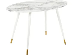 Tavolo da pranzo GUTIERE Marmo bianco 120 cm 70 cm