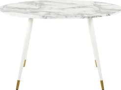 Tavolo da pranzo GUTIERE Marmo bianco 120 cm 70 cm